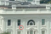 Crna kesa bačena sa prozora Bele kuće? Prizor koji je slučajno snimljen pokrenuo buru (VIDEO)