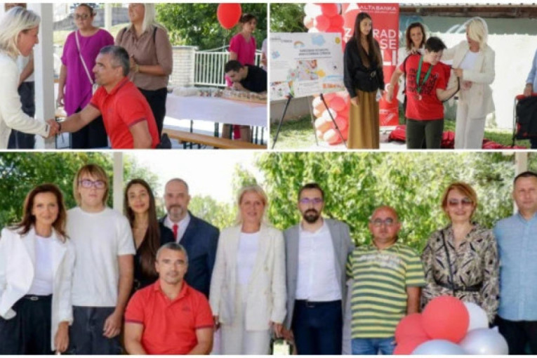U Šapcu akcija "Za grad koji se voli": Donirana sredstava za kupovinu opreme kao podrška inkluziji dece i mladih sa invaliditetom (FOTO)
