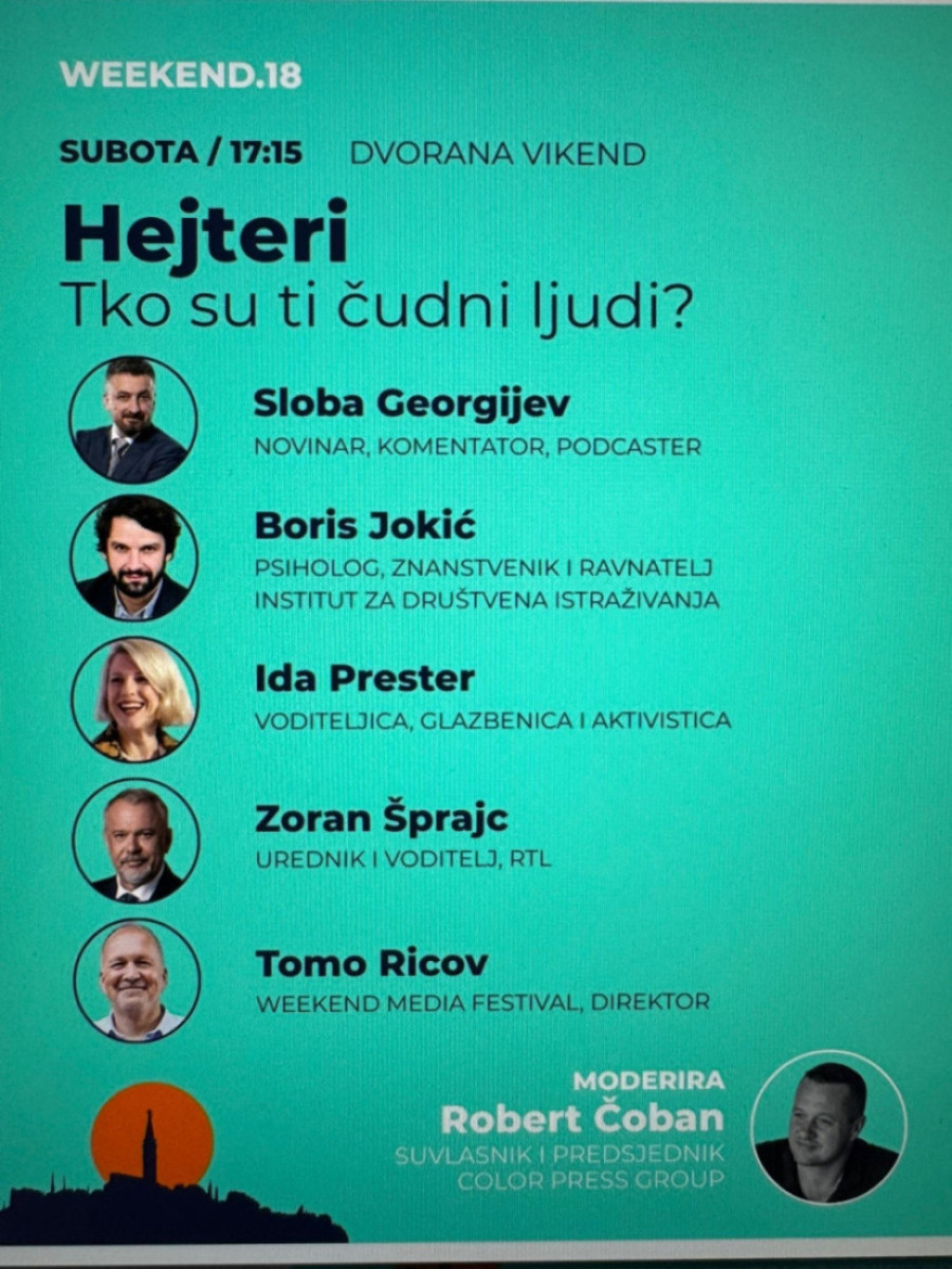 Gruhonjić i Popović u Šibeniku "objašnjavaju" kako su Srbi genocidni: Slobodan Georgijev se brčka i pljuje po Srbiji