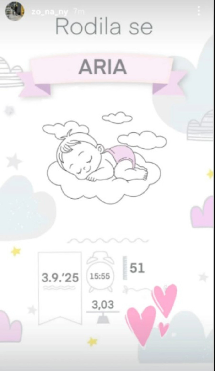 Prijina majka i svekrva otkrile detalje o unuci: Evo kada je tačno rođena Aria, koliko je teška i dugačka! (FOTO)