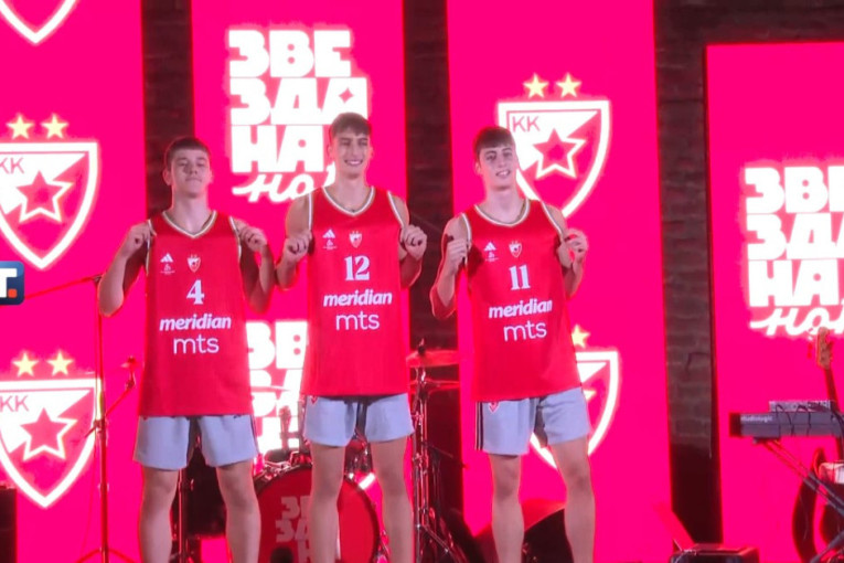 Zvezda u retro stilu najavila sezonu: Promovisana nova ekipa, dresovi i kapiten! (FOTO/VIDEO)