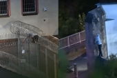 Neverovatan pokušaj bekstva iz zatvora: Probijao se kroz bodljikavu žicu, stigao do kapije, a onda je sve propalo (VIDEO)
