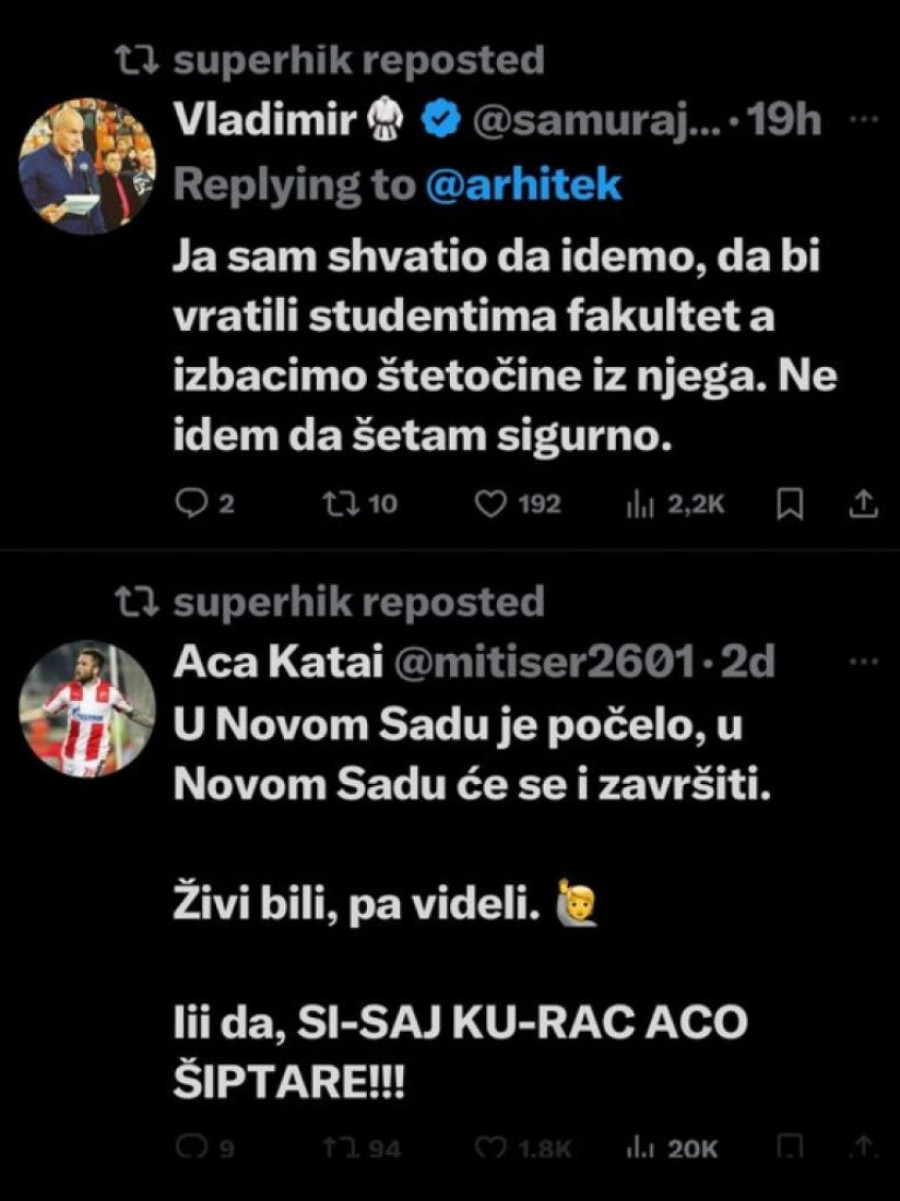 "U Novom Sadu je počelo, u Novom Sadu će se završiti!" Blokaderi najavljuju nasilje za večeras (FOTO)