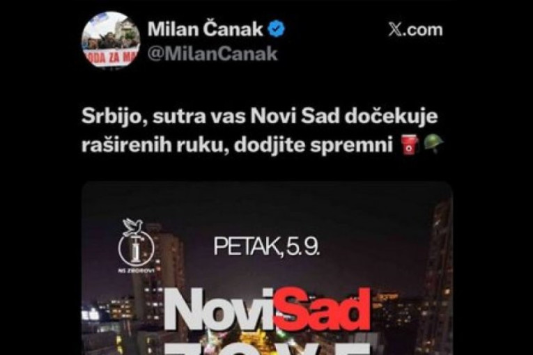 "U Novom Sadu je počelo, u Novom Sadu će se završiti!" Blokaderi najavljuju nasilje za večeras (FOTO)