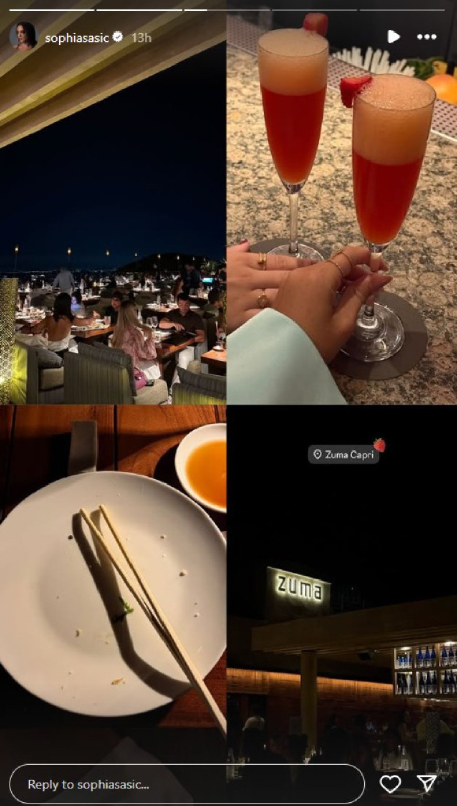 Sofija Šašić uživa na obali Italije: Palme, najskuplji kokteli i čist luksuz (FOTO)