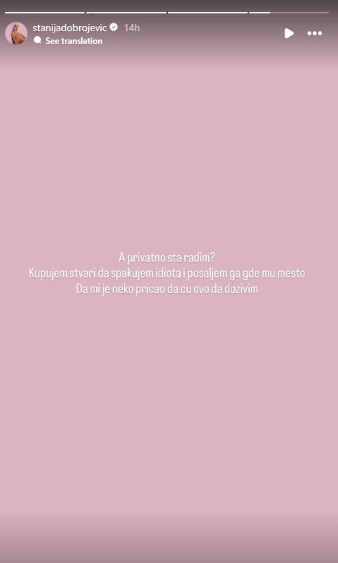 "Pakujem stvari idiota da ga pošaljem gde mu je mesto!" Stanija raskrstila sa Asminom