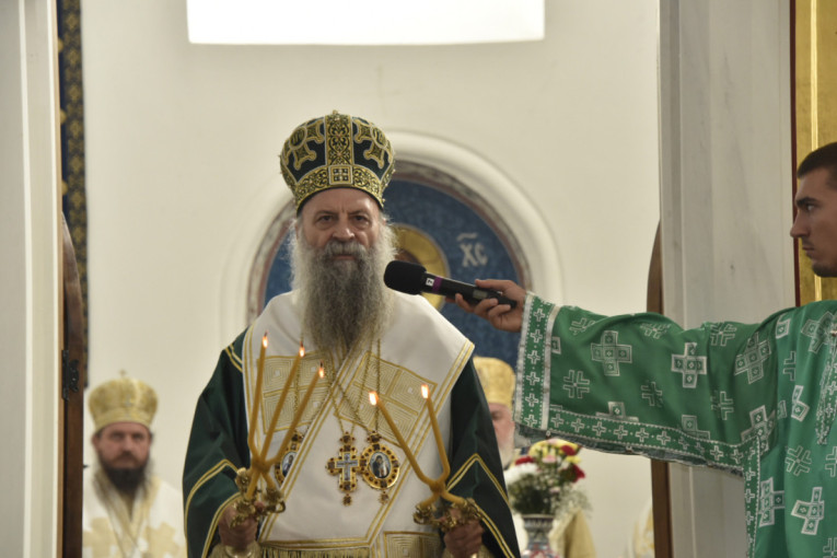 Patrijarh Porfirije osveštao obnovljeni Saborni hram Svete Trojice u Pakracu