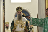 Patrijarh Porfirije osveštao obnovljeni Saborni hram Svete Trojice u Pakracu