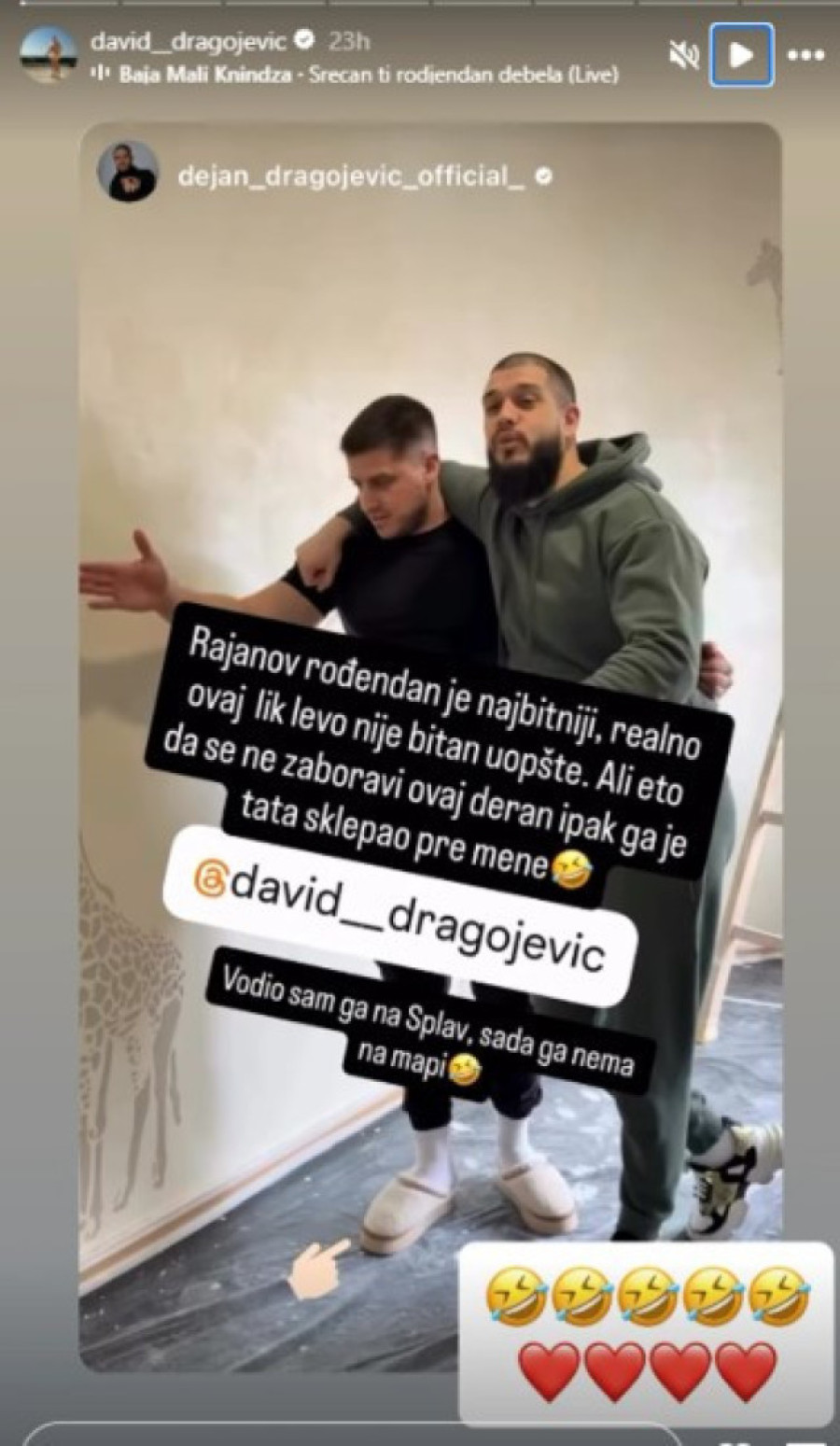 "Vodio sam ga na splav, sad ga nema na mapi" Dejan Dragojević se javno obratio bratu Davidu!