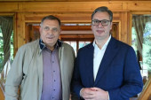 "Bratski susret!" Predsednik Vučić se sastao sa Dodikom u Beogradu! (FOTO)