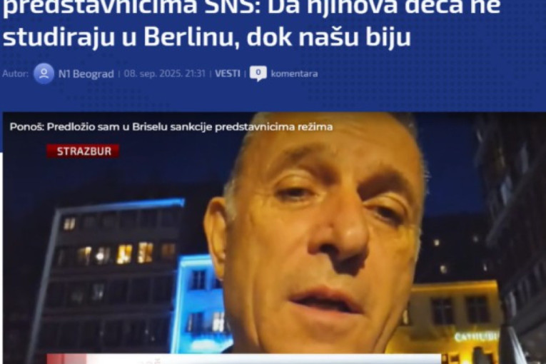 Gore od ovoga ne može: Političar sa šahovnicom traži sankcije za porodice članova SNS (FOTO)