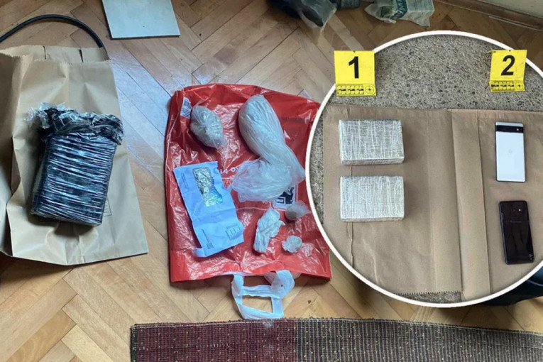 Zaplenjeni kilogrami droge i oružje! Velika akcija policije na teritoriji Topole i Sopota! (FOTO)