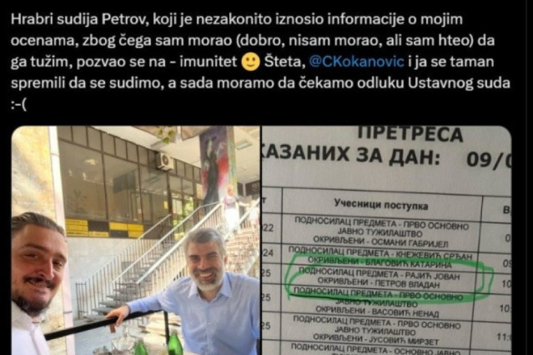 Ko se pozvao na imunitet: Advokat Rajić ili njegova pravna nepismenost?