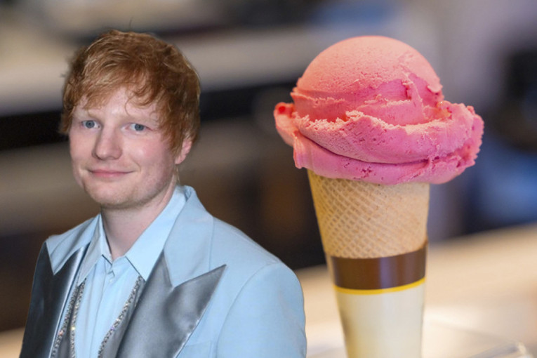Muzika za sva čula: Ed Širan lansira ružičasti sladoled uz svoj novi album