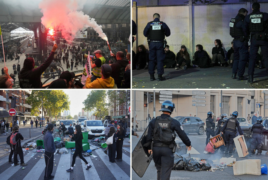 Francuska policija saopštila: U protestima "Blokiraj sve" učestvovalo 175.000, uhapšeno 473 osoba