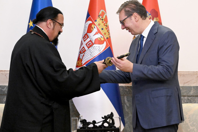Vučić primio Stivena Sigala i njegovog sina! Proslavljeni glumac ambasador EXPO 2027!