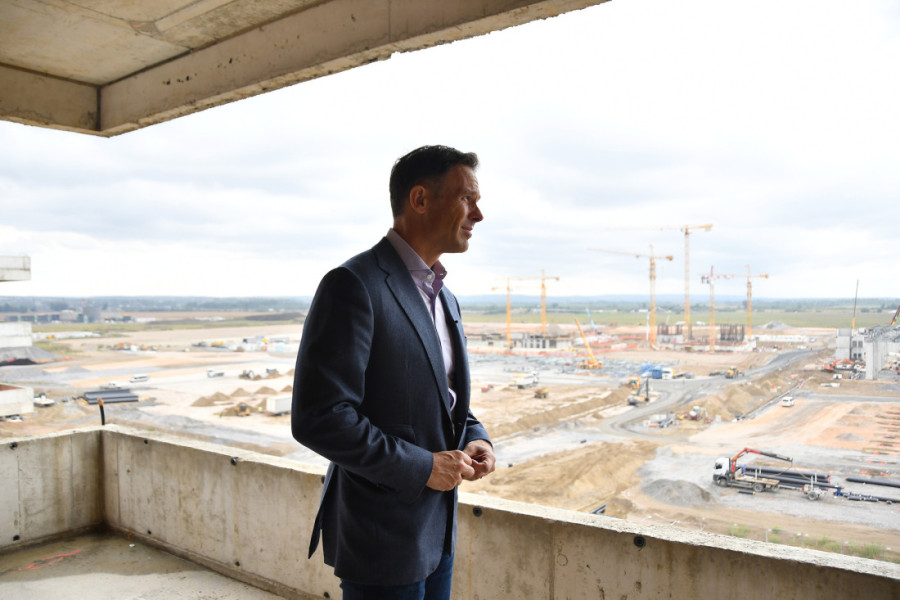 "Ovo je najveća razvojna šansa ikada": Ministar Mali u Surčinu obišao radove na izgradnji EXPO sela