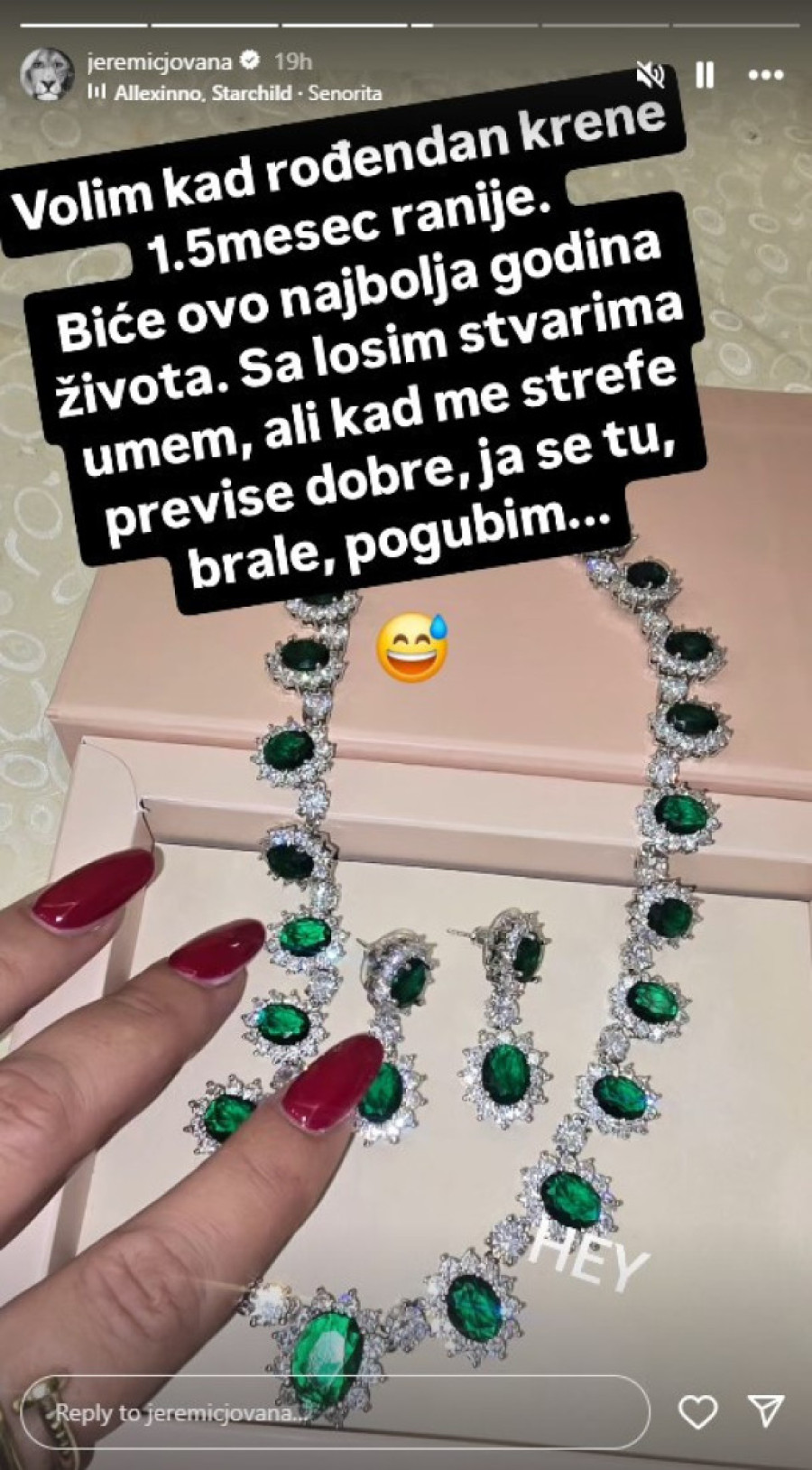 Luks poklon za Jovanu Jeremić, ona van sebe: Ja se, brale, izgubim!