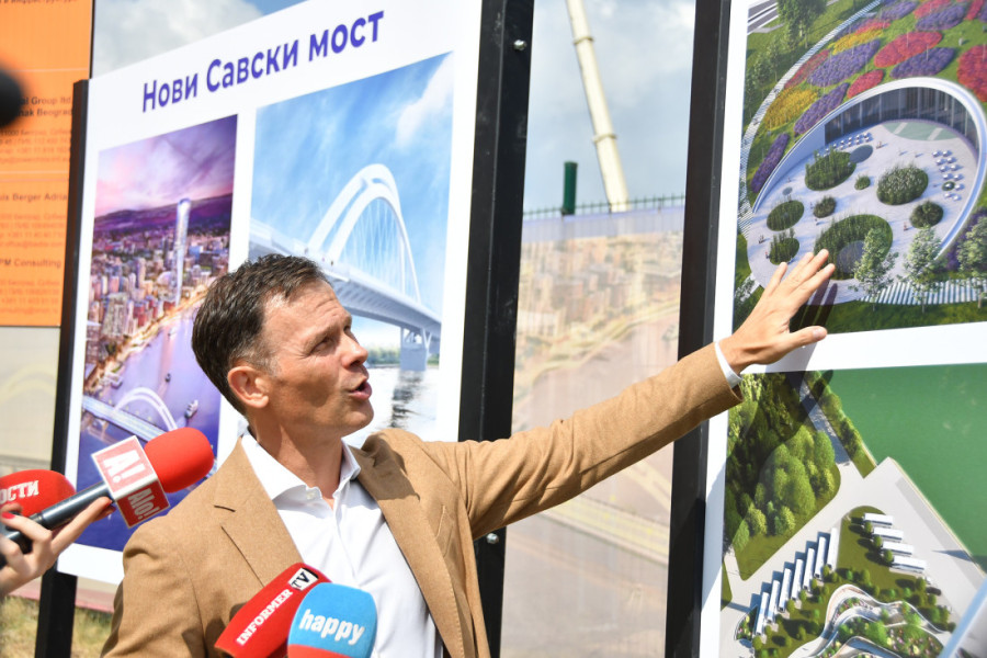 Ministar Mali o novim projektima u Beogradu: Na ušću Save u Dunav biće izgrađen najveći jarbol sa zastavom Srbije! (FOTO/VIDEO)