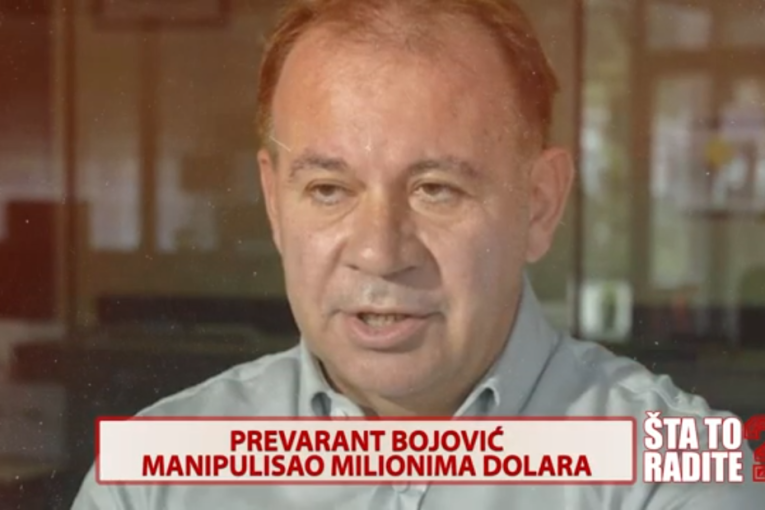 ŠTA TO RADITE? Prevarant Bojović manipulisao milionima dolara (VIDEO)