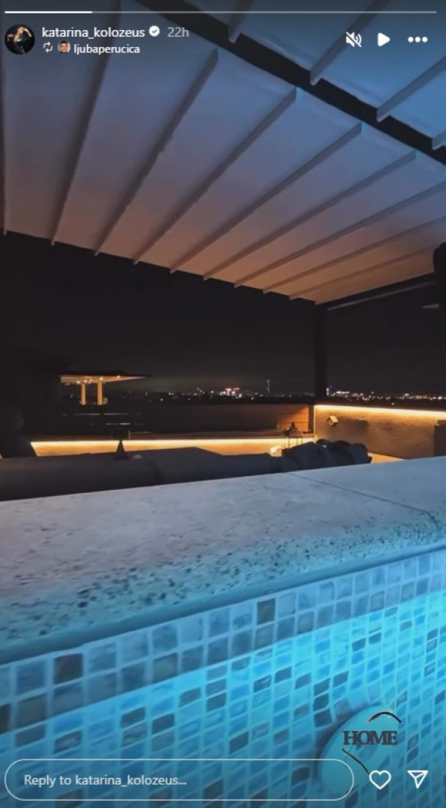 Imaju bazen na krovu zgrade! Ljuba Perućica sa suprugom uživa u suvom luksuzu (FOTO)