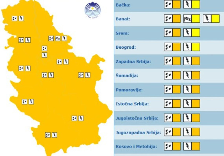 Superćelija jurca ka Srbiji! Vodostaji rastu, olujna košava vreba da udari - izdato specijalno upozorenje! (FOTO)