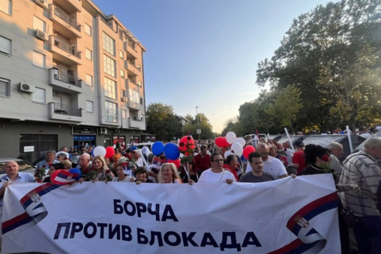 Borča neće blokade: Došli smo da odbranimo Srbiju (VIDEO)