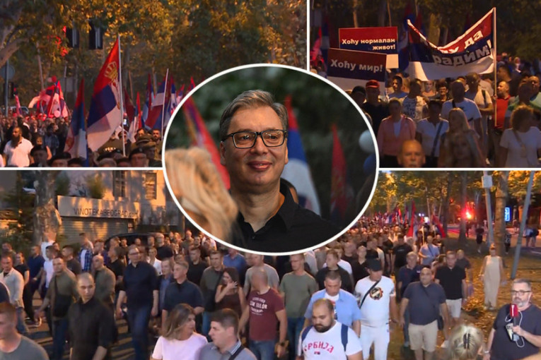 Predsednik Vučić: Zar niste ponosni na ove ljude, ovolika kolona bez ijednog incidenta!