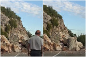 Stene prekrile kolovoz: Zatvoren put od Cetinja prema Budvi zbog velikog odrona (VIDEO)