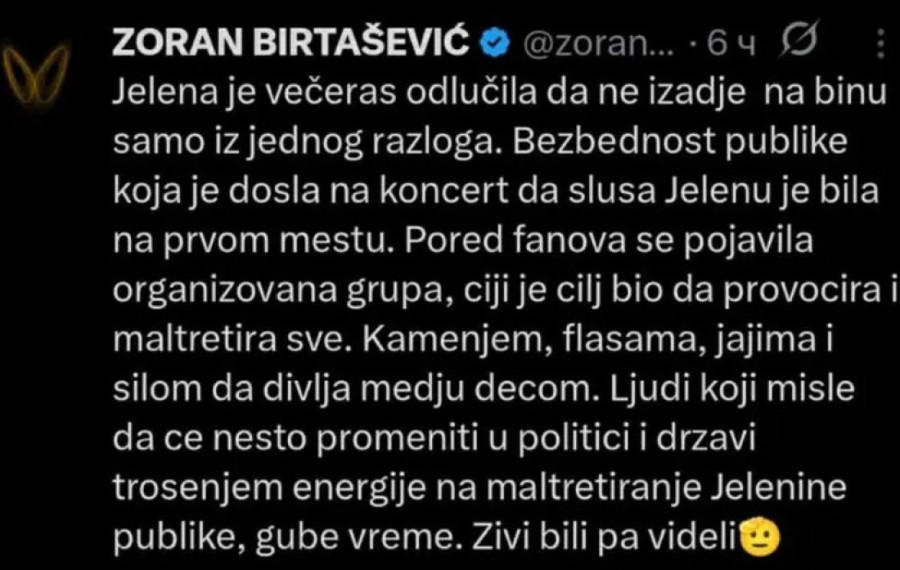 "Divljali, provocirali, pretili" Karleuša zbog blokadera bila prinuđena da otkaže koncert!