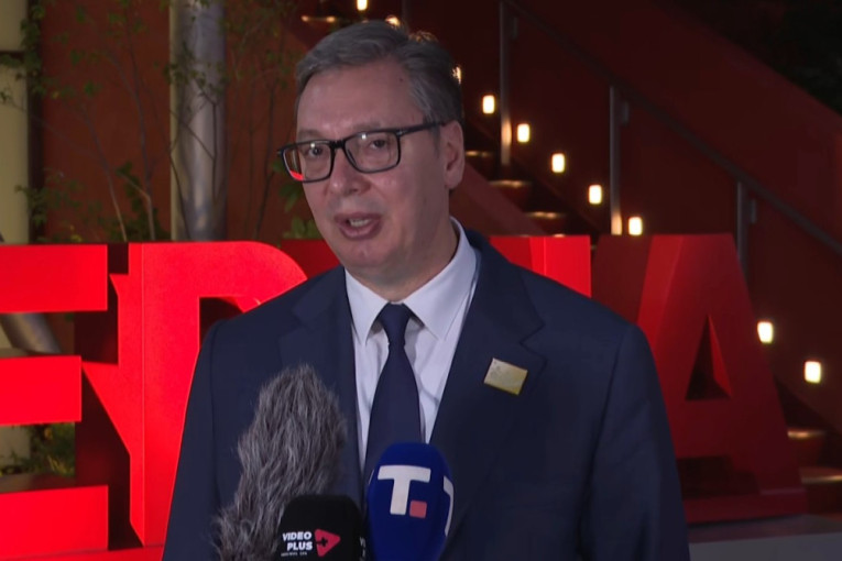 "Danas obeležavamo naš veliki državni praznik": Vučić na ceremoniji predstavljanja Nacionalnog dana Srbije na EXPO Osaka 2025 (VIDEO)
