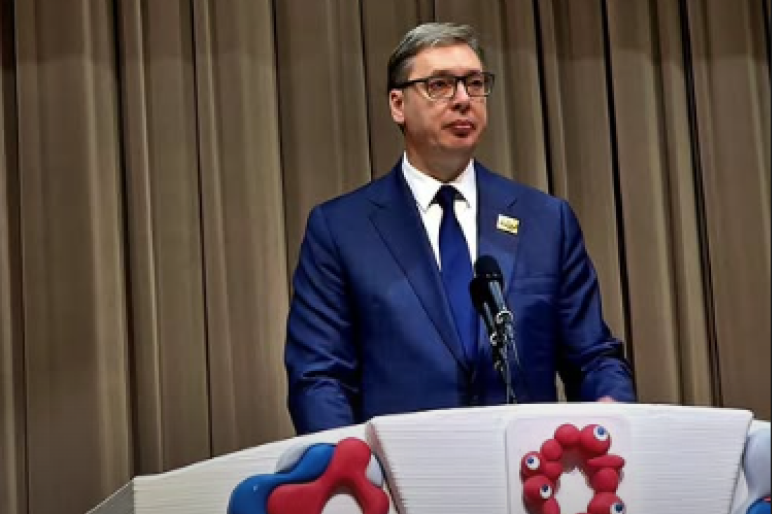 "Danas obeležavamo naš veliki državni praznik": Vučić na ceremoniji predstavljanja Nacionalnog dana Srbije na EXPO Osaka 2025 (VIDEO)