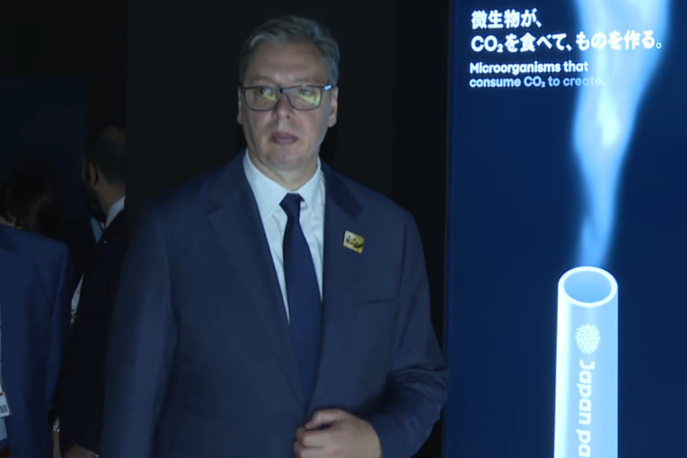 Vučić posetio paviljon Japana na izložbi EXPO u Osaki (FOTO)