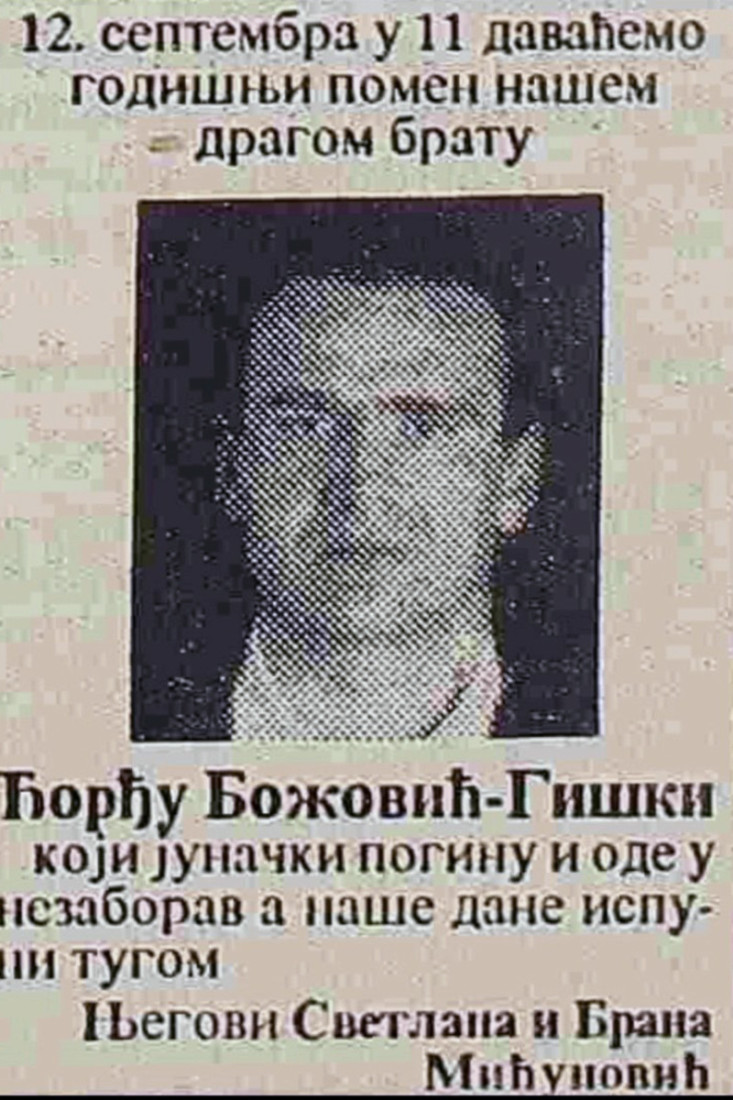 Čitulja kralja mafije koja je svima promakla: Ode u nezaborav, a naše dane ispuni tugom (FOTO)