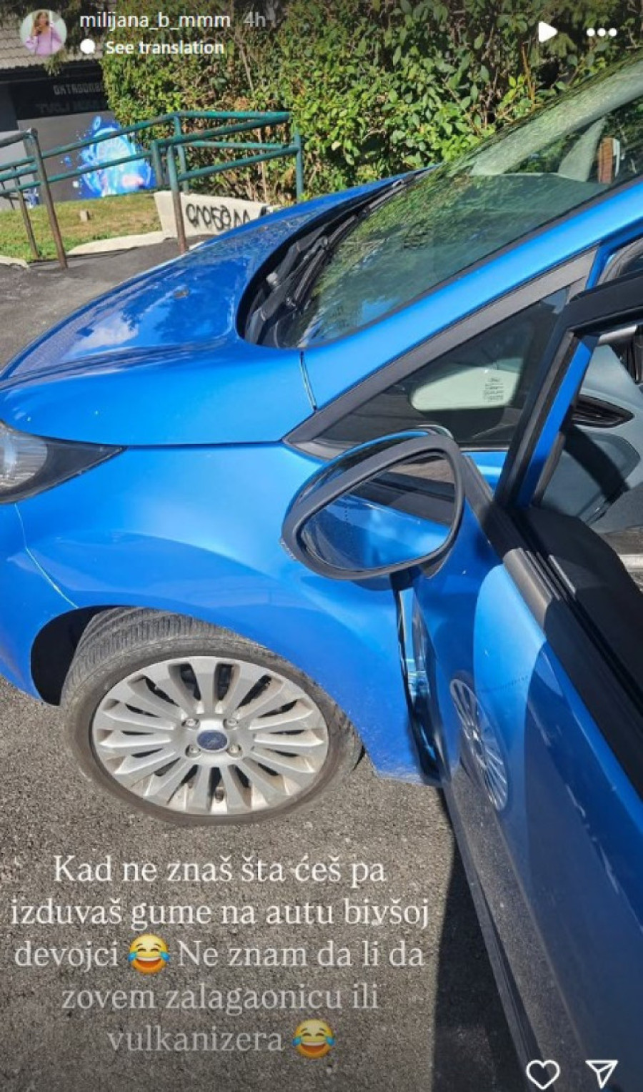 Milijana napala svog 53 godine starijeg bivšeg dečka da joj je isekao gumu na autu: Evo šta se desilo posle! (FOTO)