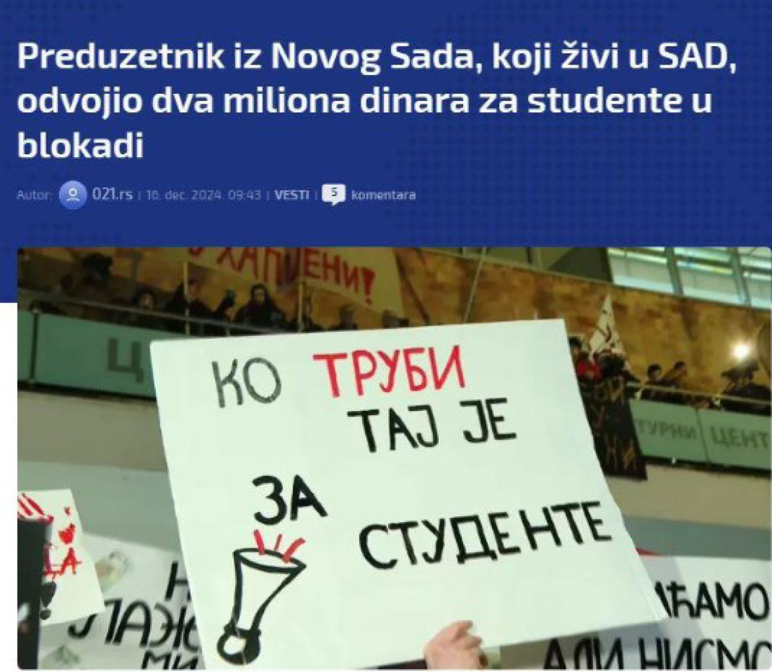 Raspadaju se blokaderi, napustio ih jedan od glavnih sponzora: Davao pare, obećavali mu fotelju, na kraju ostao i bez para i bez fotelje