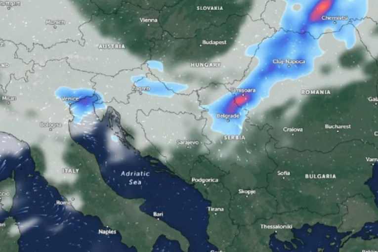 Srbiju će žestoko pogoditi olujna košava! Hladni front već stigao do ovog dela!