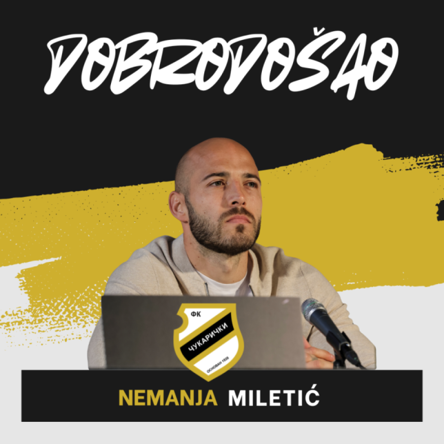 Čukarički se pohvalio novim potpisom: Stigao je i bivši fudbaler Partizana (FOTO)