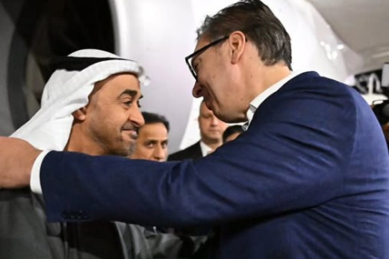 Šeik Mohamed bin Zajed stigao u Beograd! Vučić: Posebno sam zahvalan što će veliki prijatelj Srbije biti gost na vojnoj paradi