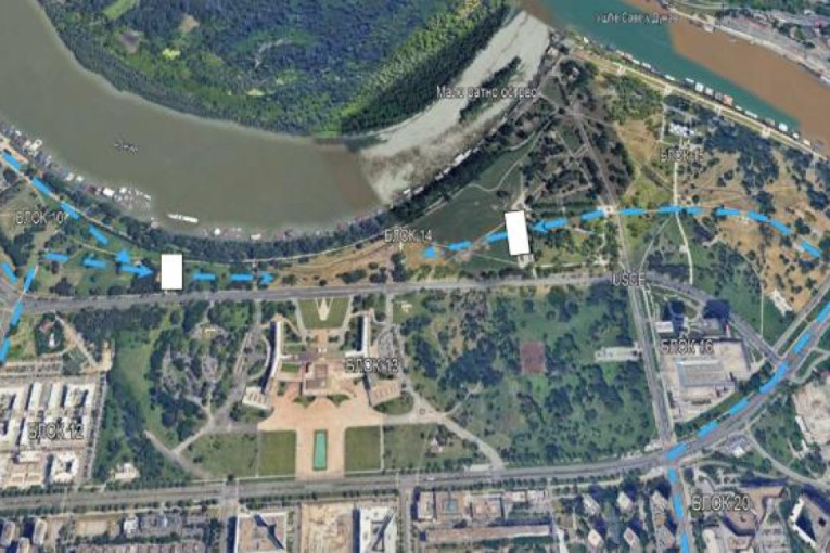 Pažnja! Ovako ćete danas moći da se krećete u Novom Beogradu: Ulaz na vojnu paradu na ove dve lokacije! (MAPA)