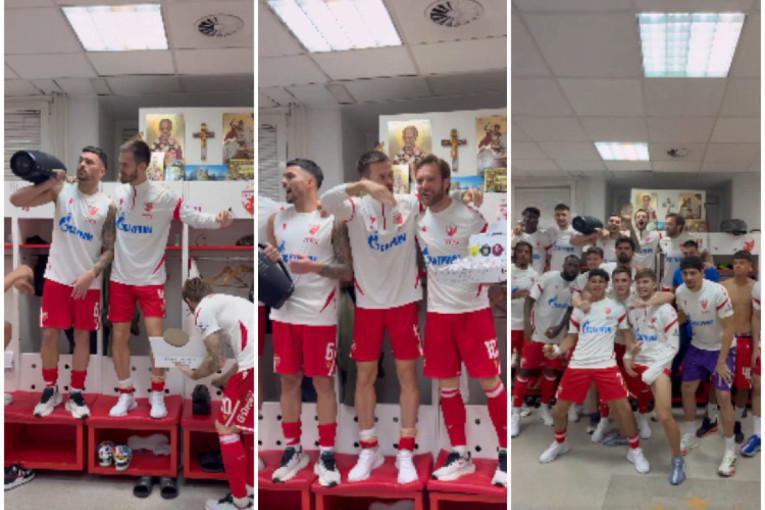 Radonjić birao pesmu za proslavu pobede nad Partizanom: "Tresla" se svlačionica (VIDEO)