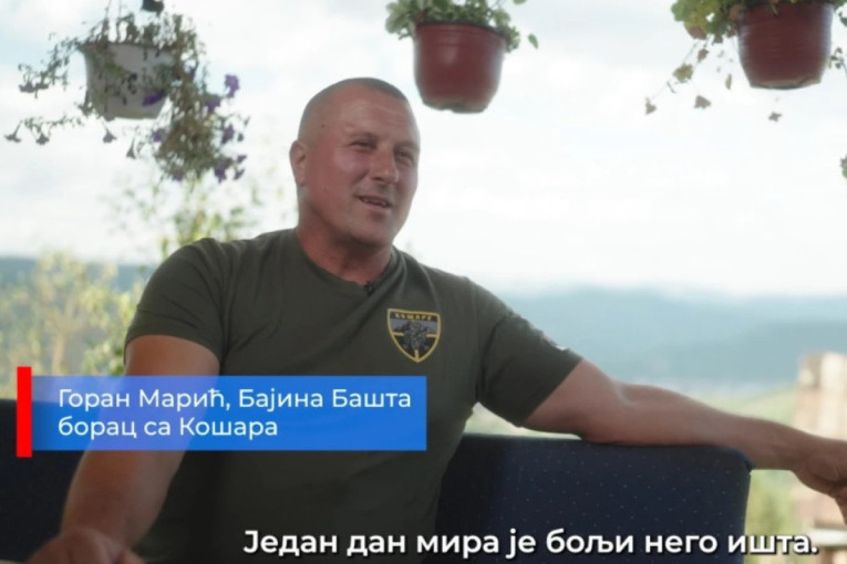 Borac sa Košara: "Grejemo se na drva, zna da bude hladno ispod Tare, svaka ušteda znači" (VIDEO)