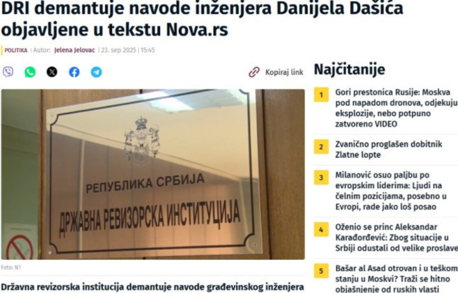 Šolakova novinarka nastavlja da deli društvo dezinformacijama (FOTO)