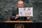 Erdogan u Ujedinjenim nacijama pokazao strašne prizore: Izrael ubija jedno dete svakog sata u Gazi već dve godine
