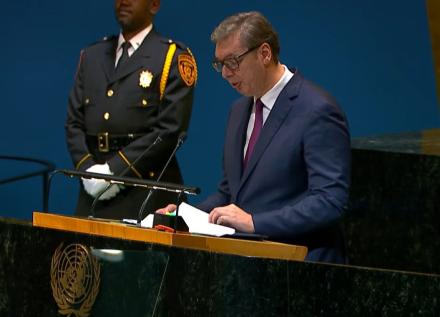 Vučić se obratio na Generalnoj skupštini UN: Srbija je slobodna, suverena i nezavisna zemlja koja samostalno donosi odluke