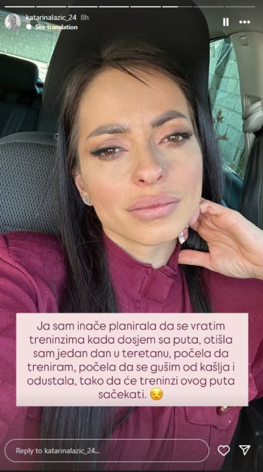 "Nikad mi nije bilo gore!" Katarina Lazić prolazi pakao, hitno se oglasila na društvenim mrežama