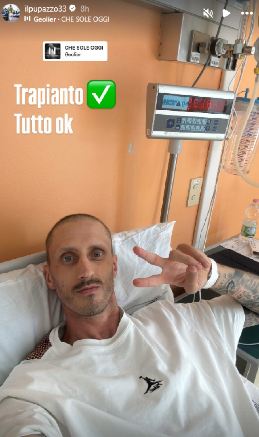 Polonara se javio iz bolnice: Veliki borac ima poruku koja hrabri (FOTO)