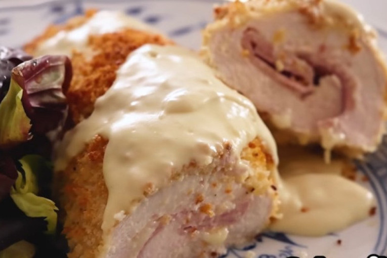 Recept dana: Pileća plava traka je francuski klasik koji se pravi jednostavno, a izgleda luksuzno