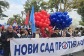 Oj Kosovo, Kosovo: Ori se na skupu slobodnih građana protiv blokada u Novom Sadu (VIDEO)