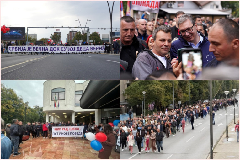 Predsednik Vučić sa narodom u Obrenovcu! Građani ustali protiv blokada - skoro 160.000 ljudi u maršu protiv terora (FOTO/VIDEO)